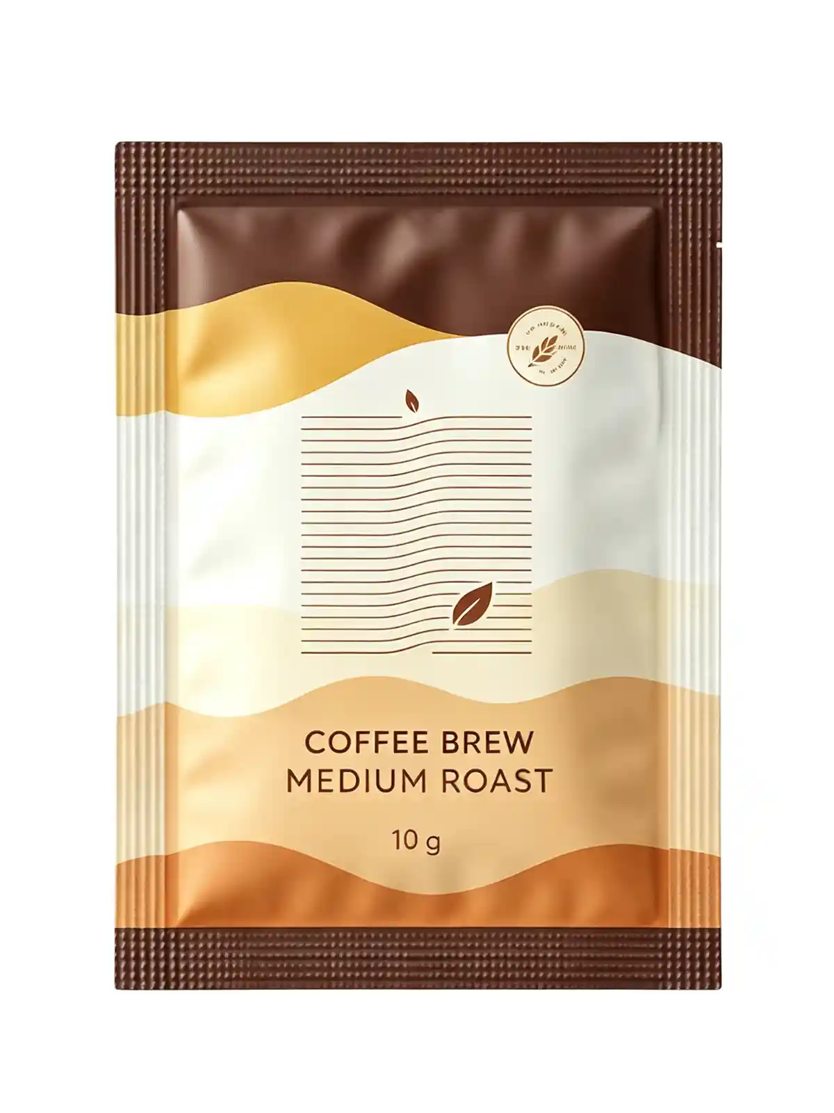 Four-side-seal coffee sachet format reference