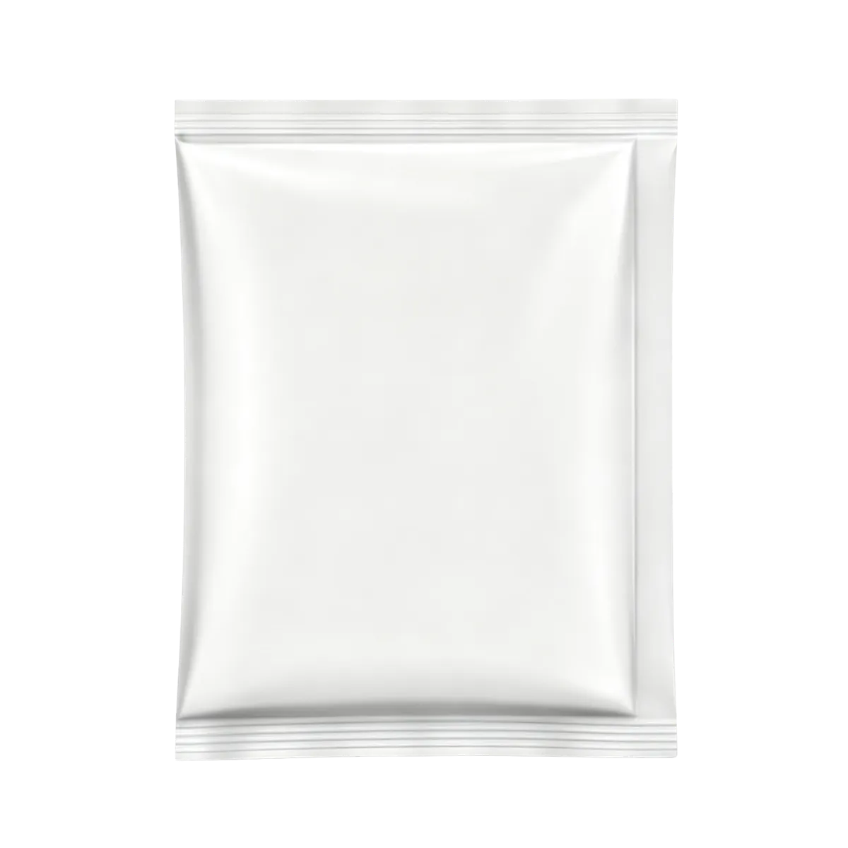 Three-side-seal sachet for multi-lane packaging
