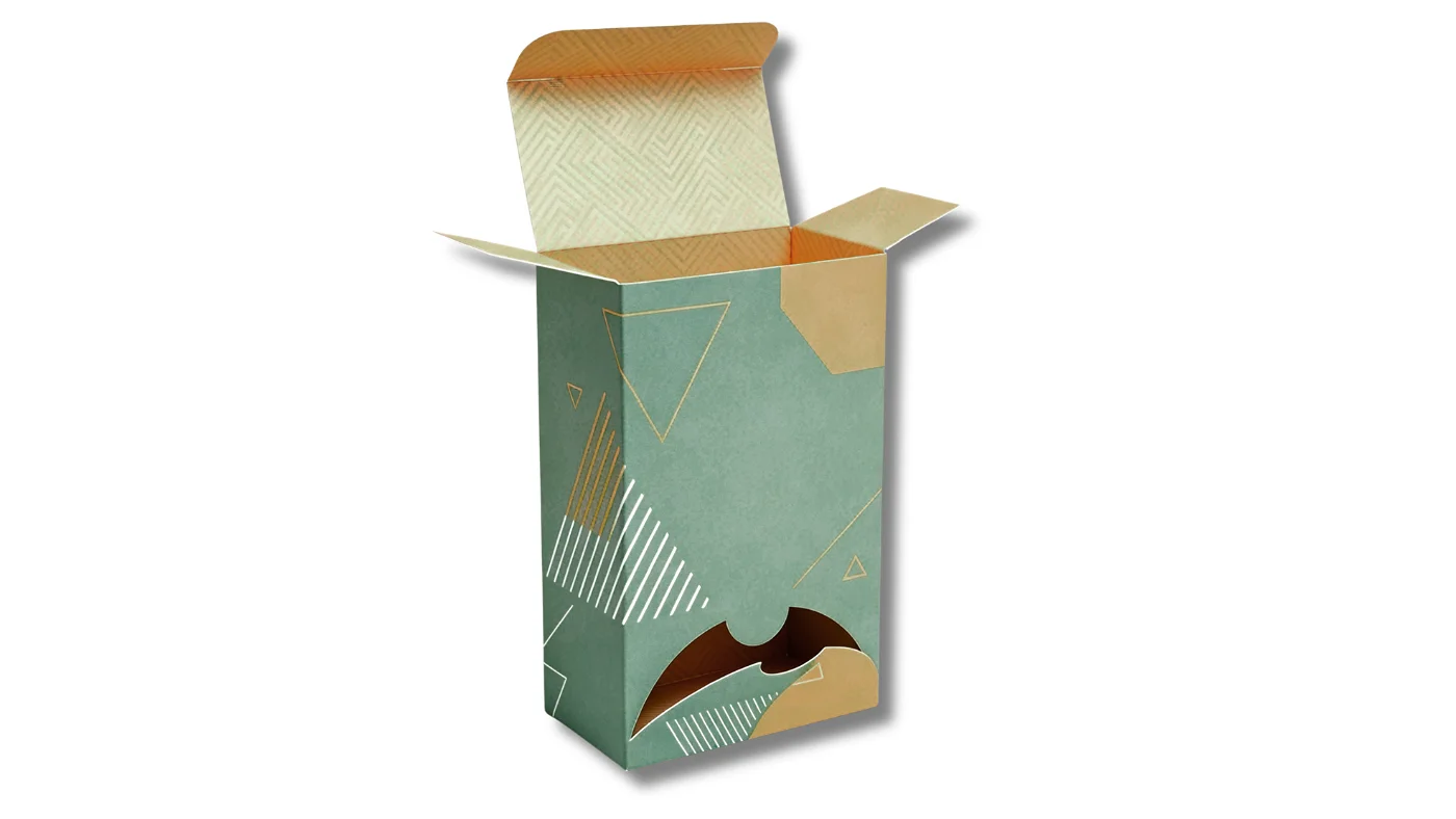 Tuck-in end closure carton format