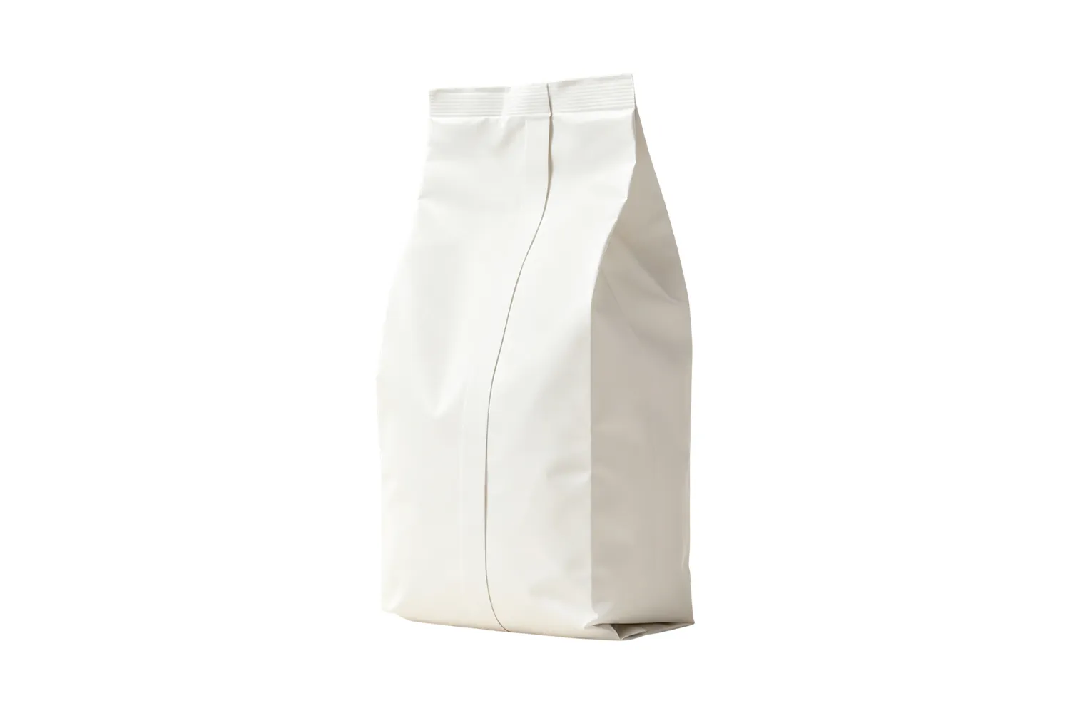 Block-bottom bag produced from rollstock film