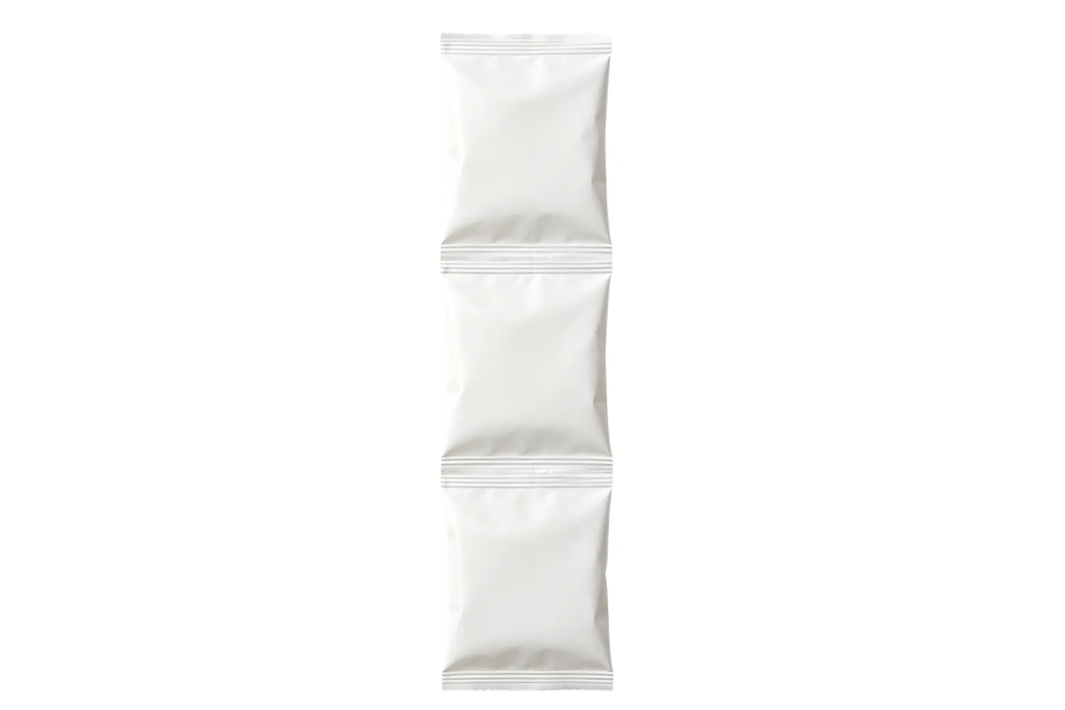 Linked chain-style bags produced by a VFFS machine