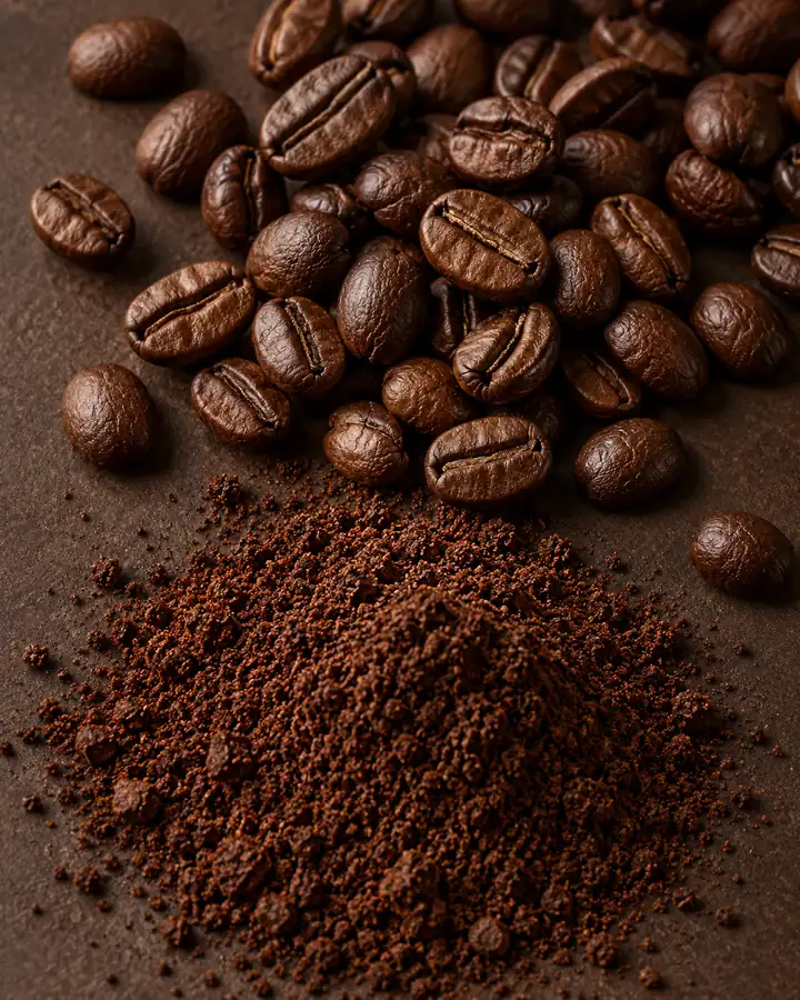 Tea & Coffee Packaging 2 Roasted coffee beans and ground coffee